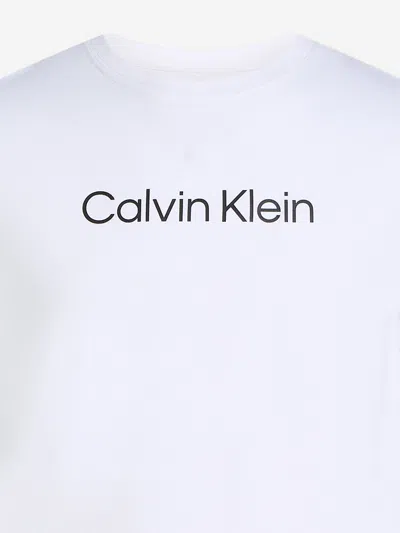 Calvin Klein Kids Logo T-shirt In White