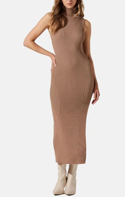 Astr The Label Channary Rib Midi Sweater Dress In Multi