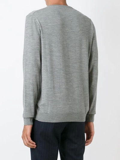 Shop Polo Ralph Lauren Logo Sweater - Grey