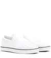 BOTTEGA VENETA Intrecciato leather slip-on sneakers