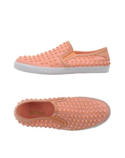 Just Cavalli Sneakers In Salmon Pink