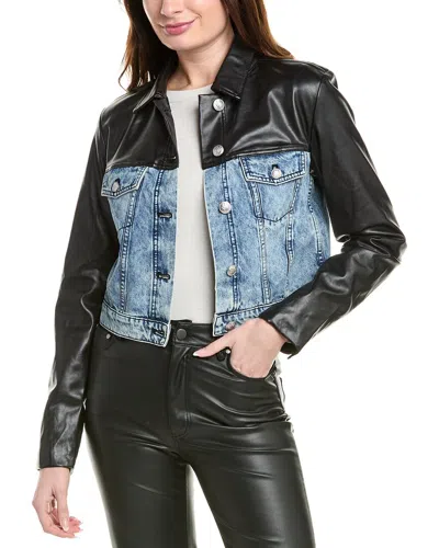 Rag & Bone Alexa Combo Jacket In Blue