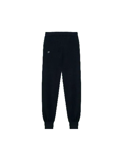 Pangaia Womens Recycled Cashmere Track Pants In Black