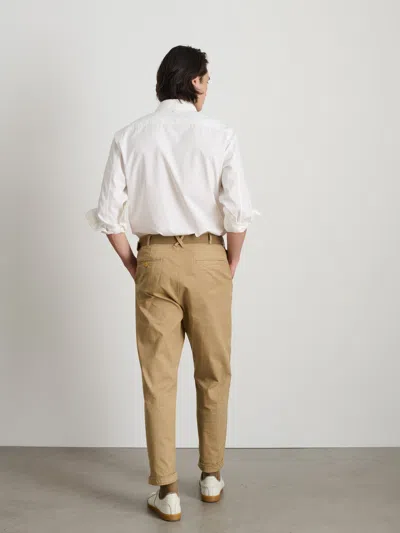 Alex Mill Standard Pleated Pant In Chino In Vintage Khaki