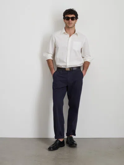 Alex Mill Straight Leg Pant In Vintage Wash Chino In Dark Navy