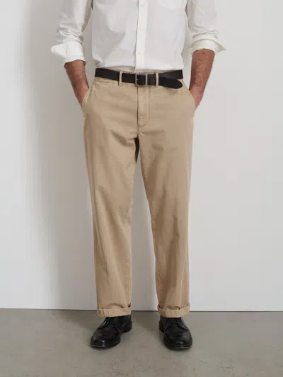 Alex Mill Straight Leg Pant In Vintage Washed Chino In Faded Khaki