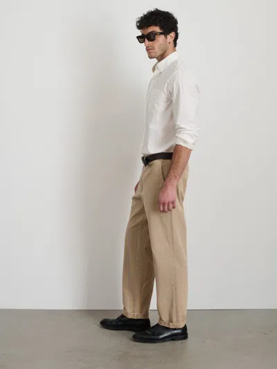 Alex Mill Straight Leg Pant In Vintage Washed Chino In Faded Khaki