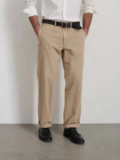 Alex Mill Straight Leg Pant In Vintage Washed Chino In Faded Khaki