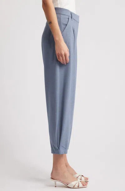 Wit & Wisdom 'ab'solution Skyrise Pleated Barrel Pants In Infinity Blue