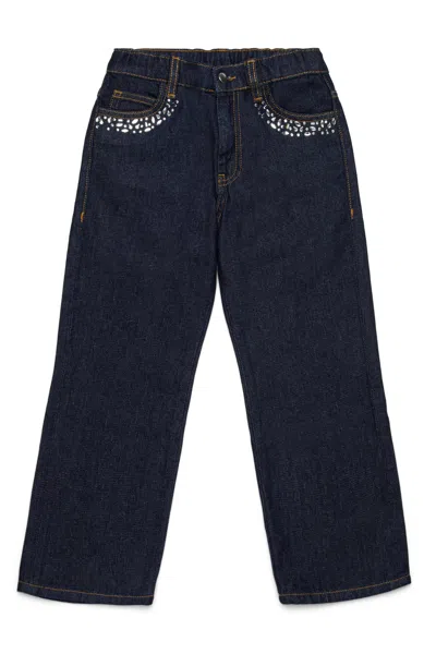 Marni Rhinestone-embellished Jeans In Blue