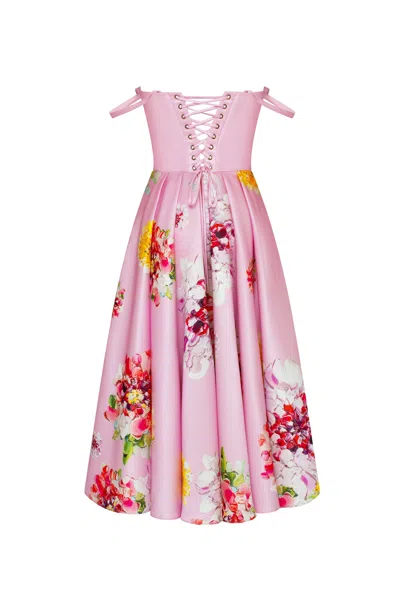 Milla Tea-length Floral Dress In Multi