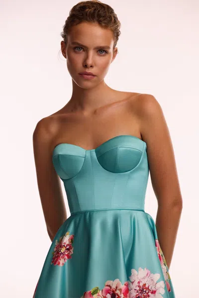 Milla Playful Floral Midi Dress With Bow In Multi