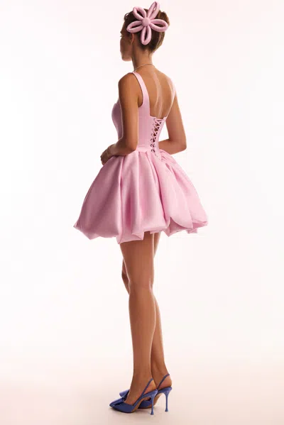 Milla Adorable Pink Mini Dress With Puffy Skirt, Glow-up