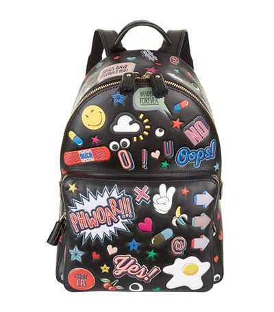 Shop Anya Hindmarch All Over Sticker Mini Backpack