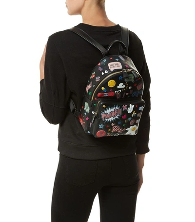 Shop Anya Hindmarch All Over Sticker Mini Backpack