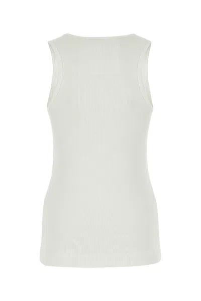 Givenchy White Stretch Cotton Tank Top