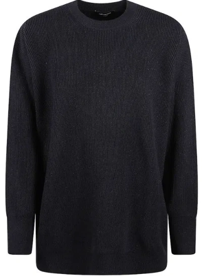 Fabiana Filippi Luxurious Blend Wool Sweater In Blue