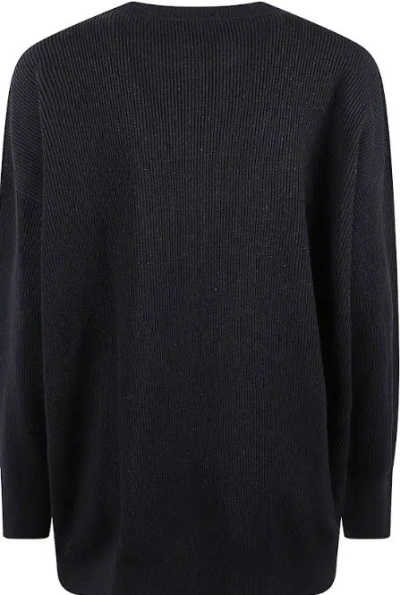 Fabiana Filippi Luxurious Blend Wool Sweater In Blue