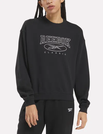 Reebok Classics Archive Essentials Crew Sweatshirt In Black