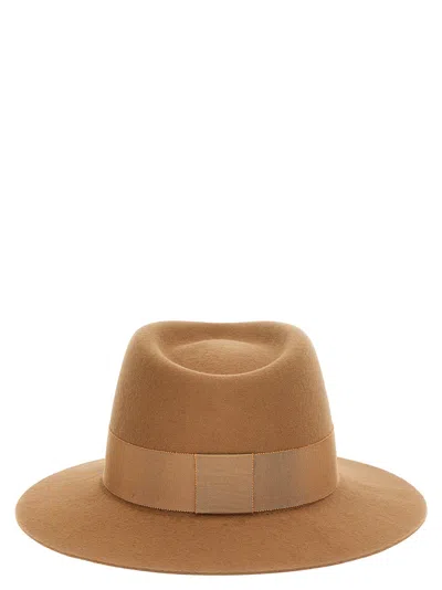 Shop Maison Michel Andre Hats Brown