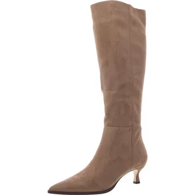 Madden Girl Debut Tall Kitten-heel Dress Boots In Brown