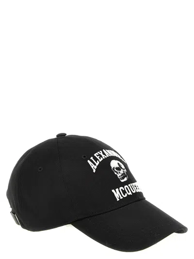 Alexander Mcqueen Embroidered Cotton-twill Baseball Cap