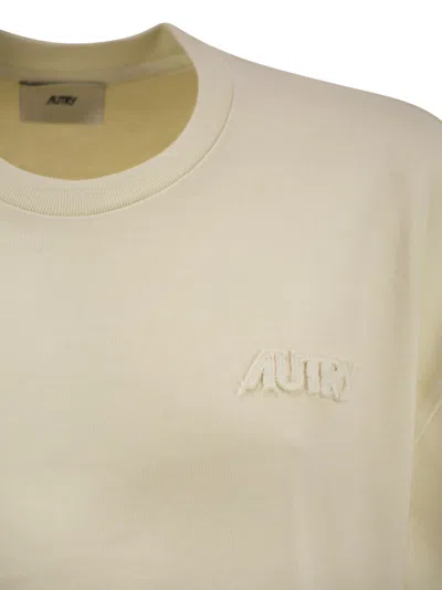 Autry Crewneck Cropped T-shirt