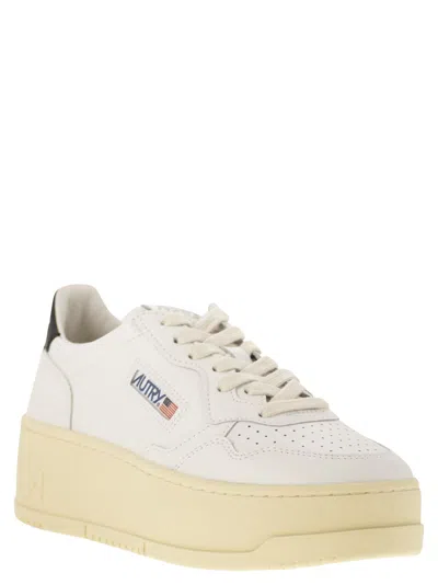 Autry Platform Low-top Sneakers With Platform In White