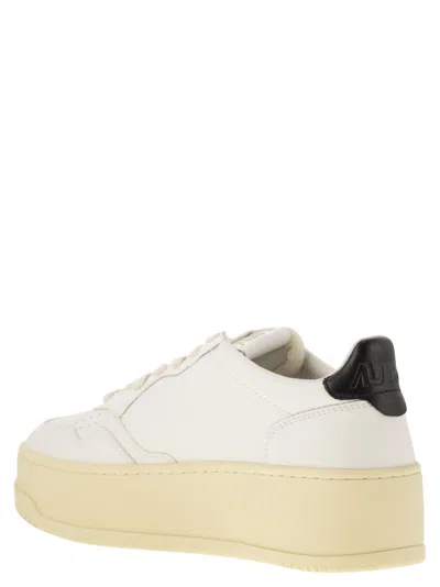 Autry Platform Low-top Sneakers With Platform In White
