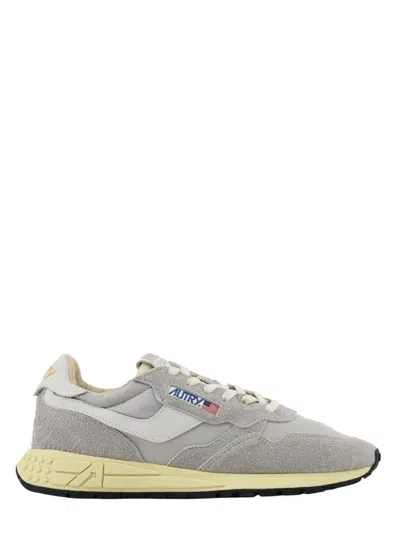 Autry Low-top Sneakers With Rubber Sole And Suede Panels