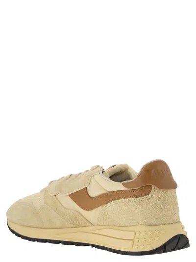 Autry Reelwind Suede And Technical Textile Trainer