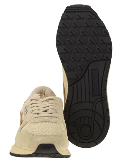 Autry Reelwind Suede And Technical Textile Trainer