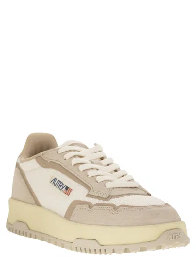 Autry Sneakers Wildpace Low In Mesh E Suede