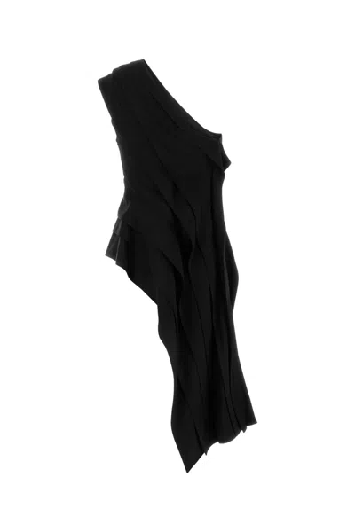 Bottega Veneta Draped Asymmetric Crepe One-shoulder Top