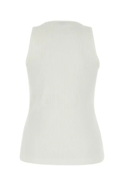 Bottega Veneta Stretch Rib Cotton Tank Top