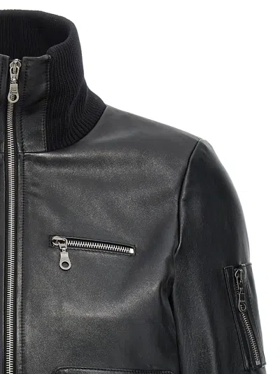 Chloé Leather Bomber Jacket Casual Jackets And Parka