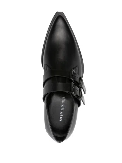 Ann Demeulemeester Women Bowie Double Monk Strap Shoes In Black