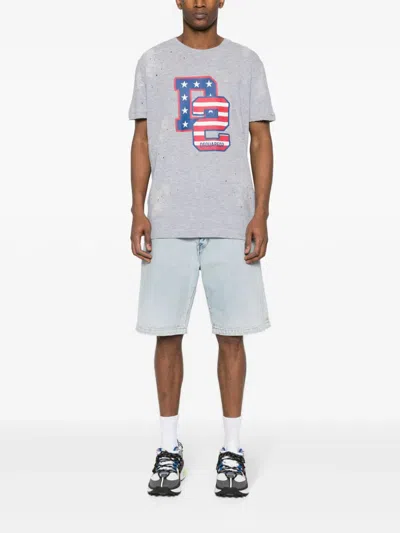 Dsquared2 Fitted Muscle T-shirt Featuring Graphic Print