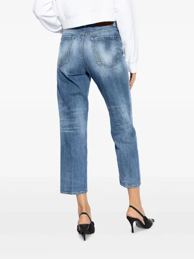 Dsquared2 Whiskering Effect Slim-cut Jeans