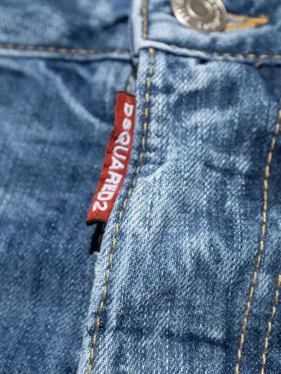 Dsquared2 Whiskering Effect Slim-cut Jeans