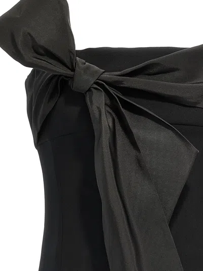 Dsquared2 Black Bow Corset Dress