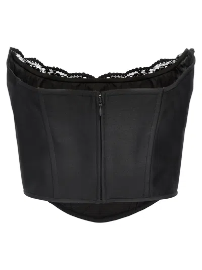 Dsquared2 "parisian Corset" Strapless Top