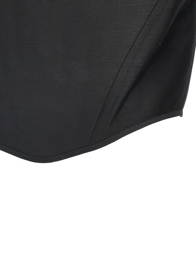 Dsquared2 "parisian Corset" Strapless Top