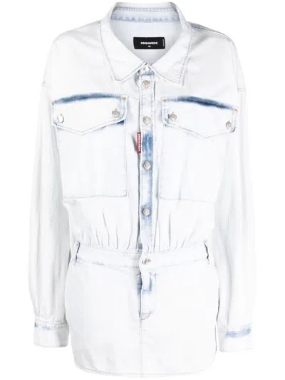 Dsquared2 Denim Dress Dsquared Clothing Blue