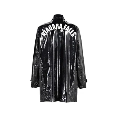 Dsquared2 Niagara Falls Trench Coat Women In Black