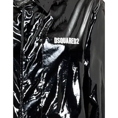 Dsquared2 Niagara Falls Trench Coat Women In Black
