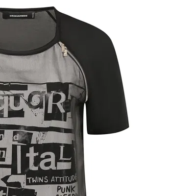 Dsquared2 Silk Printed Mini Dress