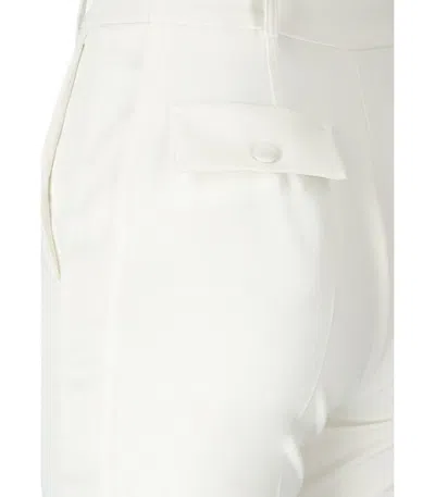 Elisabetta Franchi Logo-plaque Crepe Trousers