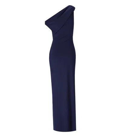 Elisabetta Franchi Asymmetric Red Carpet Dress