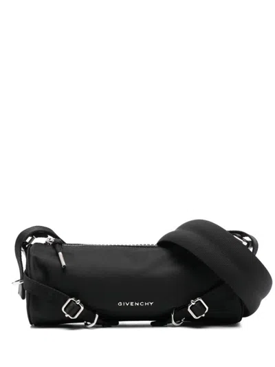 Givenchy Buckle Strap Shoulder Bag In Black